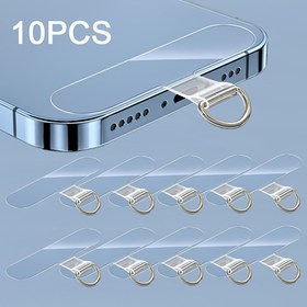 Resim 10 Adet TPU Telefon Askı Yaması - Evrensel Yapışkanlı Cep Telefonu Montajı ile Ayrılabilir Anti-Kayıp Bağlantı Kiti 