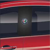 Resim Modifiye Fabrikası ARAÇ KAPI DİREĞİ KAPLAMA FOLYOSU UV BASKILI 2'Lİ SET 50X24 