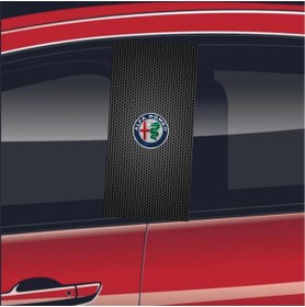 Resim Modifiye Fabrikası ARAÇ KAPI DİREĞİ KAPLAMA FOLYOSU UV BASKILI 2'Lİ SET 50X24 