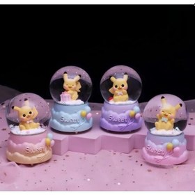 Resim Pokemon Işıklı Kar Küresi 9 Cm 