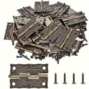 Resim 20 adet Antik Bronz Dolap Kilitleri (4 Kilit ve 16 Vida) - Kapı ve Çekmeceler için Vintage Dekoratif Malzemeler, Mücevher Kutuları ve Mobilyalar için İdeal, Mat Metal Kaplama, Yüzey Montaj, Klasik Tarz, Mücevher Kutusu Kilitleri | Şık Dokunmatik Kontrol | Bronz Kaplama Kilitleri, Dolap Kilitleri 