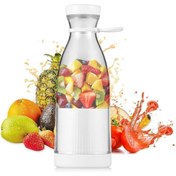 Resim Genel Markalar Taşınabilir 350 ML Blender, Smoothie Blender, Şarjlı Mini Meyve Karıştırıcı 