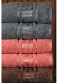 Resim Colourist 6'lı Pamuklu Su Emiciliği Yüksek 50 90 El Yüz Havlusu Çok Renkli 