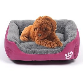 Resim Sunskyy Sunskyy Şeker Renk Dört Mevsim Hakiki Sıcak Pet Köpek Kulübesi Mat Teddy Köpek Mat, Boyut: L, 66 50 14cm Eflatun Diğer 