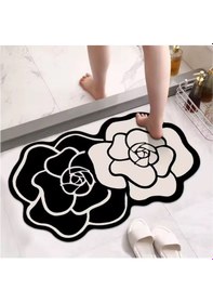 Resim Bungari Rose Banyo Paspası 60x100cm Kaydırmaz Tabanlı Djtbanyo Renkli 