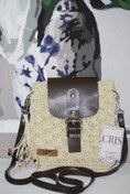 Resim Cris Boutique Yazlık Hasır Görünümlü Telefon Çantası 