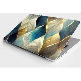 Resim Laptop Sticker Bilgisayar Notebook Pc Kaplama Etiketi Soyut Lüks Mermer 