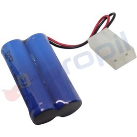 Resim 6.4V 14500 Lifepo4 Tamiya Soketli Lifepo4 Oyunca Araba Bataryası 