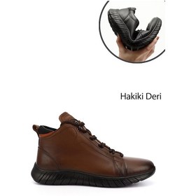 Resim Gönderi(R) Gönderi R Erkek Taba Antik Fermuarlı Hakiki Deri Bot Dkmb73542609 