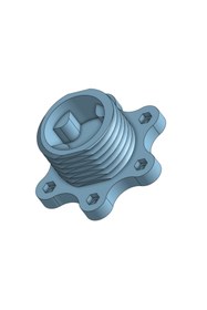Resim Mayah Concept Thrustmaster T300 / T500 / TX 75.5mm Direksiyon Adaptörü – 3D Baskı Sim Racing Hub Aparatı 
