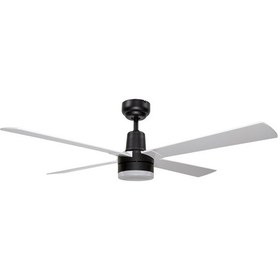 Resim Alsanfan Pilot Siyah Motorlu Beyaz Kanatlı Uzaktan Kumandalı Tavan Vantilatörü 