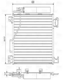 Resim KLIMA RADYATORU W203 02-07 CL203 02-08 S203 02-07 C209 02-09 A209 03-10 - VALEO 814423 KLIMA RADYATORU W203 02-07 CL203 02-08 S203 02-07 C209 02-09 A209 03-10 - VALEO 814423