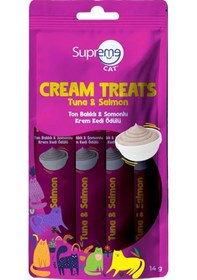 Resim Supreme Ton Balıklı Somonlu Krema Kedi Ödülü 4x14 Gr 