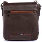 Resim U.S. Polo Assn. Kahve Rölax Unisex Postacı Çantası PLEVR8426 Kahverengi 
