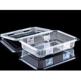 Resim eylül ambalaj Plastik Sızdırmaz Kap 2000 gr cc Kullan At Tek Kullanımlık Plastik Kapaklı Kase 50 Adet Yüksek Kapak 