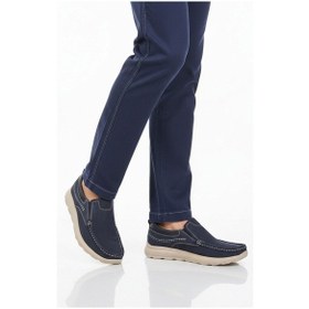 Resim Ayakmod Premium Lacivert Nubuk Hakiki Deri Anatomik Erkek Casual Ayakkabı 2406 M Lacivert 