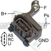 Resim Mobiletron 12v Alternatör Konjektör Denso 150 A (DİK OVAL SOKET 3 FİŞ) (AS-RC-LI) Land Rover 