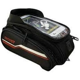 Resim FORTE GT BİSİKLET HEYBE ÇANTA KADRO ÜSTÜ TELEFONLUKLU SİYAH KIRMIZI XBYC816 Siyah 