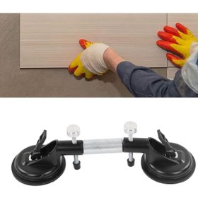 Resim BİRTEK Profesyonel Çift Vakum Cam Mermer Seramik Çiftli Vantuz Cam Tutucu Seramik Mermer Taşıma Vantuzu 