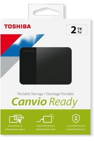 Resim TREND Toshiba 2TB Canvio Ready 2.5" Gen1 USB 3.2 Harici Harddisk (HDTP320EK3AA) 