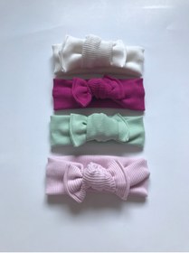 Resim Nis butik 4'lü Bebek Bandana Set 