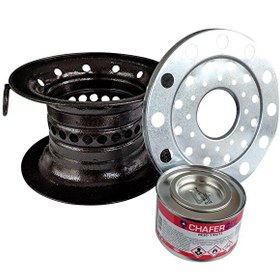 Resim Argeus Kırmızı Jel Yakıtlı Osmanlı Ocağı 