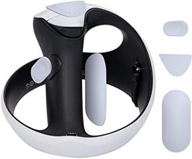 Resim NANANINO Anti-Slip Silicone Pads for PS VR2 Controller, Soft and Comfortable PS VR2 Controller Trigger Extender Grips - White 