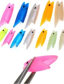 Resim Eagenset Silikon Balık Kafası Çapari Yapım Malz. 3 Cm 5 Adet 