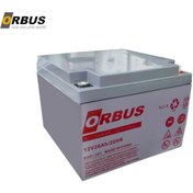 Resim ORBUS 12v 28 Ah Engelli Araç Aküsü Jel (166*177*126) (yatay) (8,3 Kg) 