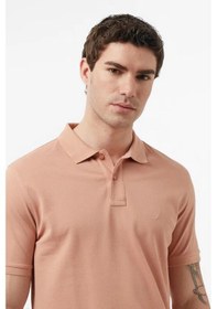 Resim Nautica Erkek Bej Regular Fit Polo Yaka T-shirt-14491 