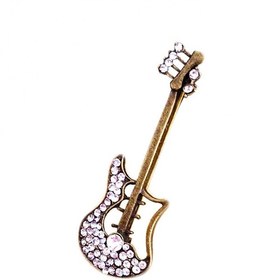 Resim Manuel Raymond Gbv Gitar Şeklinde Broş Eskitme 
