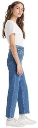Resim Levi's Ribcage Straight Jeans Kot Pantolon Kadın 