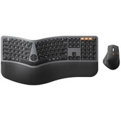 Resim Protoarc Ekm01 Plus Siyah Gri Kablosuz Klavye Mouse Seti Cp01339 