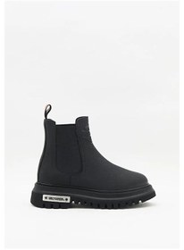 Resim Harley Davidson Mourir Siyah Baskılı Deri Kadın Bot Postal Ayakkabı Siyah-Baskılı-Deri 