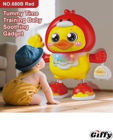 Resim giffy Oyuncak Sesli Işıklı Müzikli Hareketli Dans Eden Sevimli Dansçı Ördek Robot (PİL HEDİYELİ) 