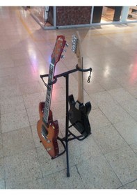 Resim Cromonia Stg102-İkili Gitar Sehpası -Gitar Standı 