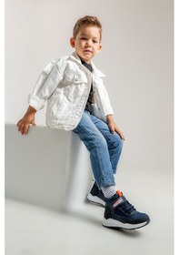 Resim Mnpc Erkek Çocuk Lacivert Hakiki Deri Suya Dayanıklı Anatomik Günlük Bot 25k3b11072324 Lacivert 