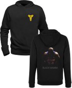 Resim Alfa Tshirt Legendary Mamba Tasarım Baskılı Siyah Ön Arka Çocuk Baskılı Sweatshirt 