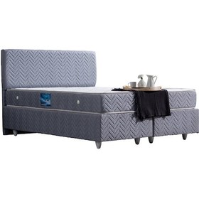 Resim Setaymobilya Baza, Kristal Çift Kişilik Baza+ Başlık+Orthosoft Ortopedik Yatak 