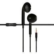 Resim Intouch Sense Stereo 3.5mm jak Girişli Kablolu Kulaklık, Siyah 