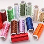 Resim 1200m/rol Polyester Düğumlu Kadife İpi - Yumuşak ve Pürüzsüz İnce İp, Çoklu Renkler, Tığ, Yıkama, DIY El Yapımı Karışık Çiçekler ve Dikiş için Uygun - Dayanıklı ve Çok Fonksiyonlu, Yaratıcı Projeler için İdeal 