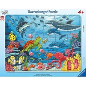 Resim Ravensburger 30 Parça Büyük Çerçeveli Deniz Altında Puzzle 055661 