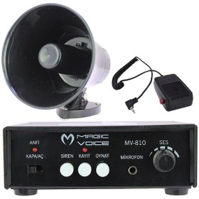 Resim Magicvoice Mv-800 Pazarcı Anfi Seti Mıknatıslı 