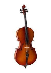 Resim Valencia Ce400mg44 4/4 Tam Boy Mat Çello Seti Orta Seviye Masif Ladin Üst Kapak, El Yapımı Hissiyatı, Mat İpek Cila Ve Tam Aksesuar Seti 