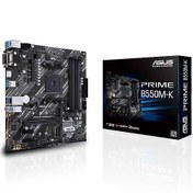 Resim Asus PRIME B550M-K AMD B550 Soket AM4 DDR4 4866MHz 2xM.2 mATX Anakart 