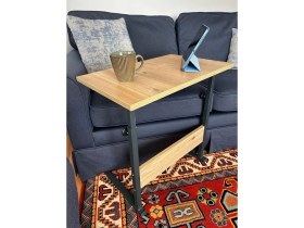 Resim TNO Laptop Sehpası, Çalışma Masası, Yan Sehpa | Yükseklik Ayarlı, Ergonomik, Taşınabilir | Ev & Ofis - Ceviz - 60x40 - (SUNTALAM) 