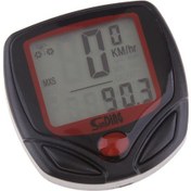 Resim Suntek Motosiklet Evrensel Lcd Dijital Kilometre Takometre 