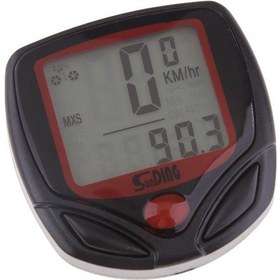 Resim Suntek Motosiklet Evrensel Lcd Dijital Kilometre Takometre 