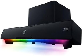 Resim Razer Leviathan V2 - Subwoofer'lı PC Oyun Soundbar'ı (Çok sürücülü PC Soundbar ve Subwoofer, THX Spatial Audio, Bluetooth 5.2, RGB Chroma, Kompakt Form Faktörü) Siyah 