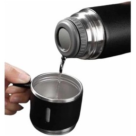 Resim Ceylan Adam Termos Seti 3'lü Bardak Seti Isı Dayanıklı Siyah Paslanmaz Çelik Vakumlu Çok Renkli 